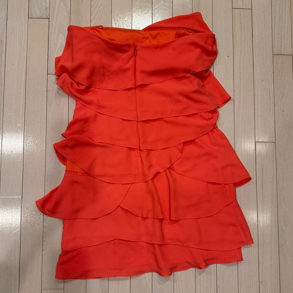 Orange Flare Dress - Picture 2 of 3